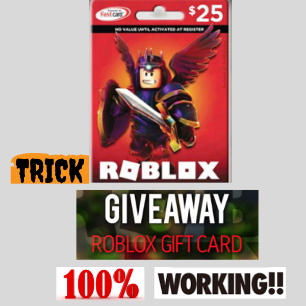 Unused 25 Roblox Gift Card