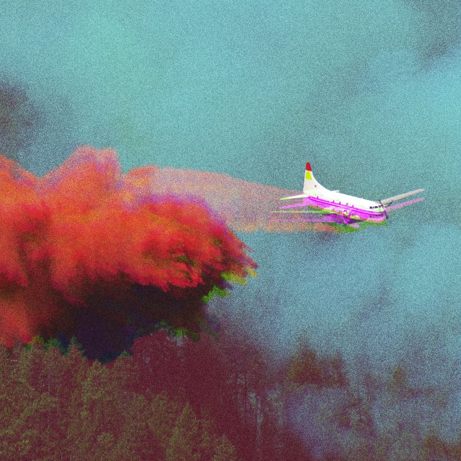 What do firefighting chemicals do to a forest?