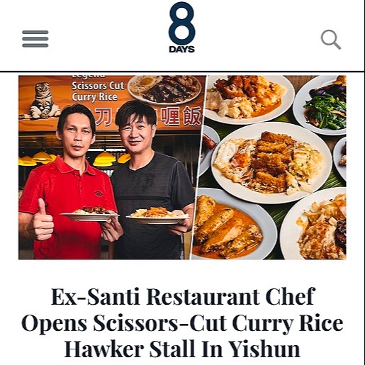 Legend Scissors Cut Curry Rice Instagram, YouTube Linktree