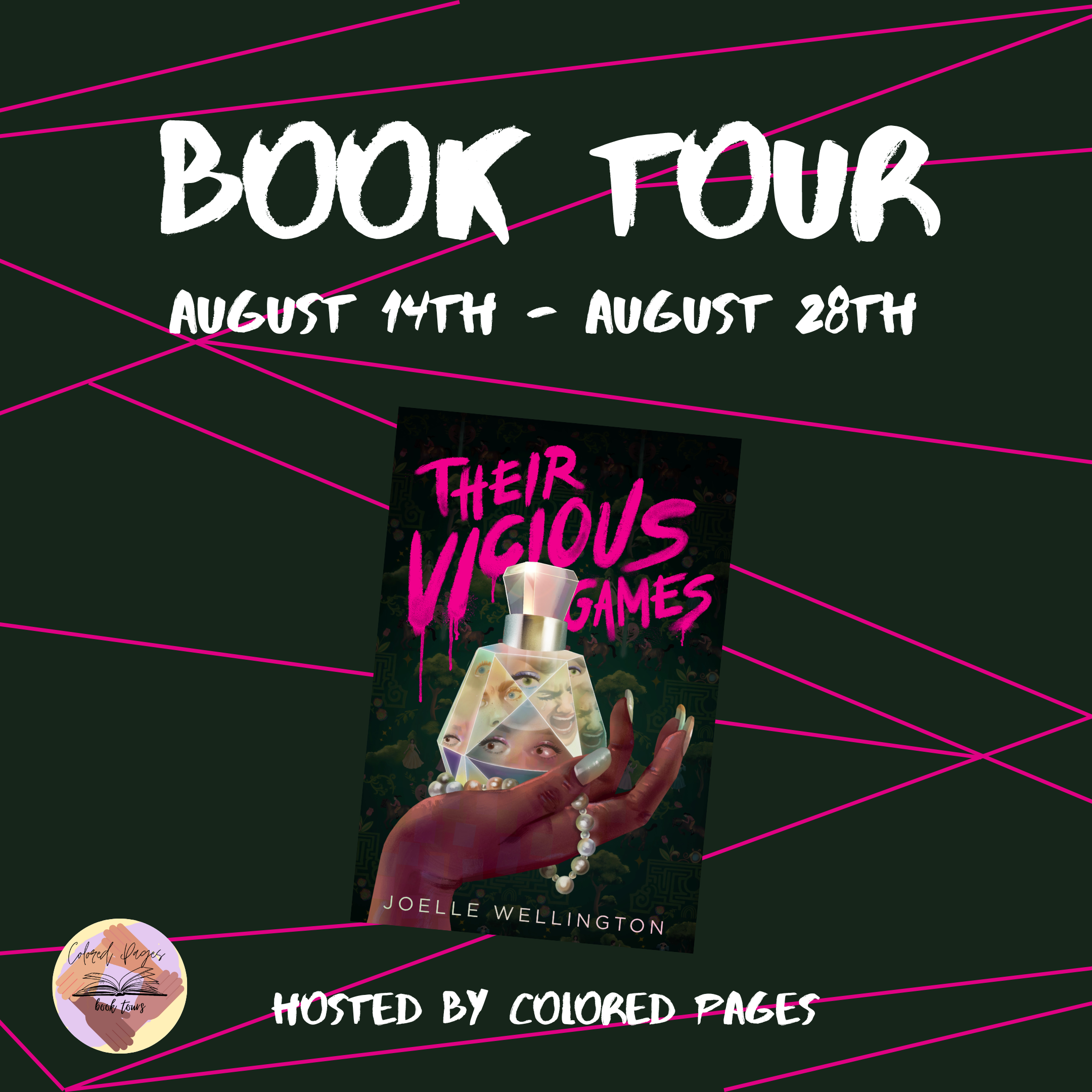 Colored Pages Book Tours Twitter, Instagram, Facebook Linktree