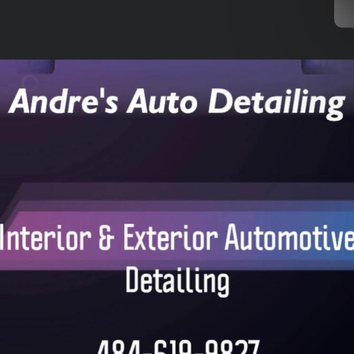 Andre’s Auto Detailing Instagram, Facebook, TikTok Linktree