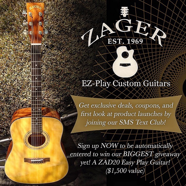Zager Guitar International Twitter, Instagram, Facebook Linktree